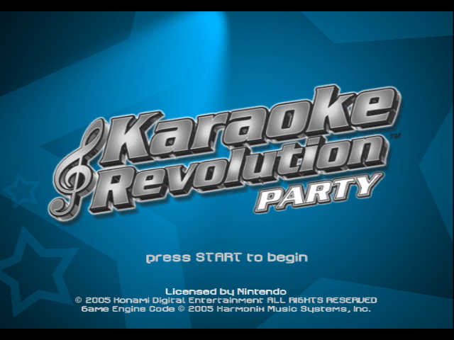 Karaoke Revolution Party screenshot 3 for Gamecube